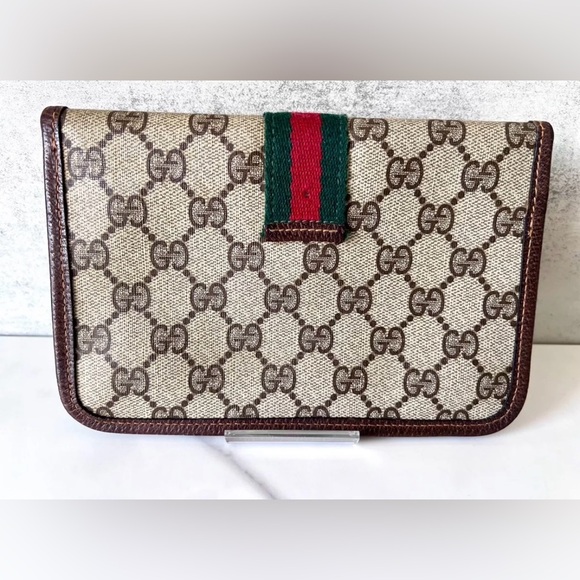 Ladies Gucci clutch/pouch bag sherryline. Vintage - Picture 7 of 12